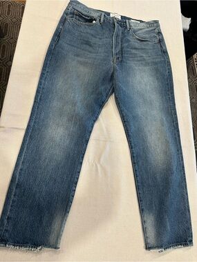 FRAME Le Original Blue Straight-Leg Jeans - Classic Denim